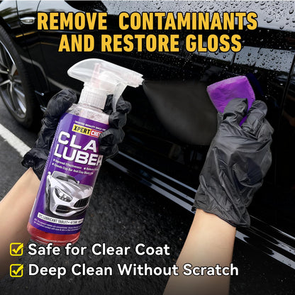 XPERTCHEMY Car Clay Bars Auto Detailing 4 Pack 400g(4x100g) and Clay bar Lubricant Tablets 10 Pack(1pcs=16 oz) Clay bar kit, Spray Bottle and Microfiber Towel for Car Detailing