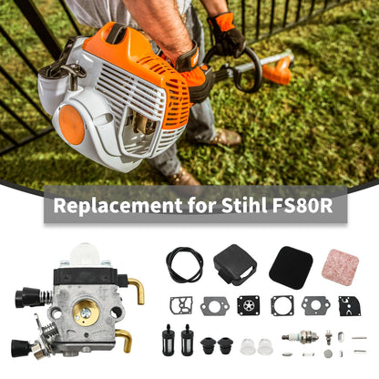 Vkinman C1Q-S157 Carburetor Replacement for Stihl FS80R FS85R KM85 HS75 FS74 FS76 HT75 Carb