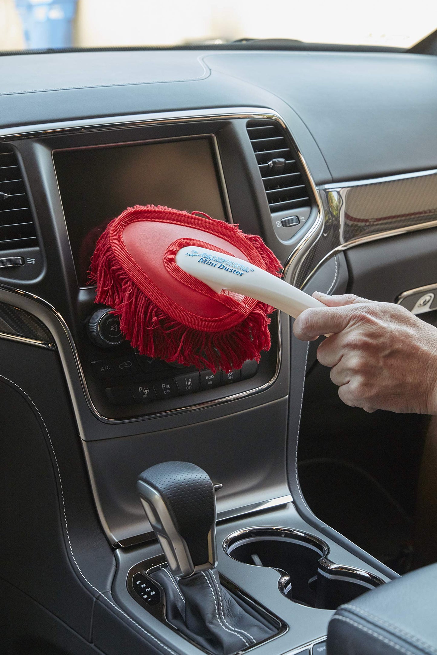 The Original California Car Duster 62447-8B Mini Duster, Red