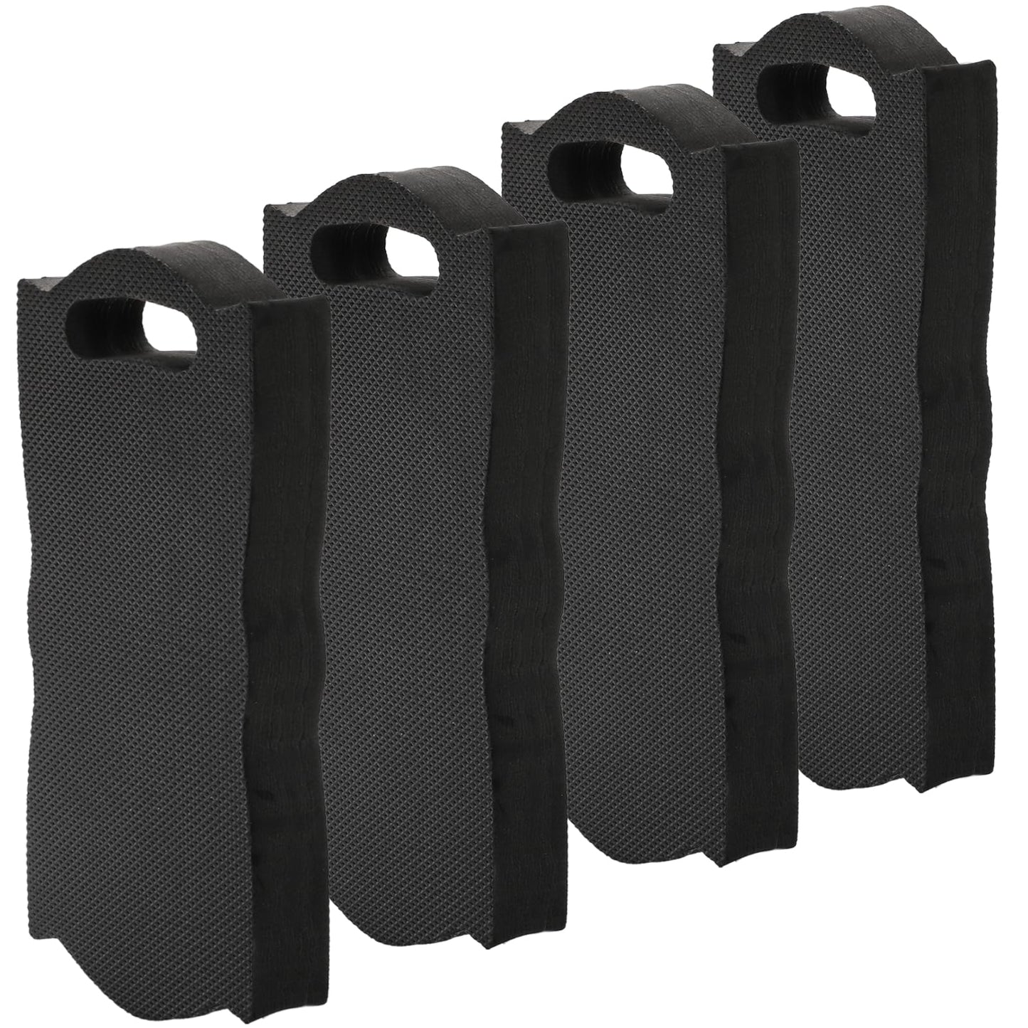 Covzoe 4 Pack Extra Thick Kneeling Pads, Soft Waterproof Foam Cushioning for Knee Gardening, Large Foam Kneeler Mat for Cleaning, Yoga, Praying Exercise, 15.7" L x 7" W x 1.5" Th, Black