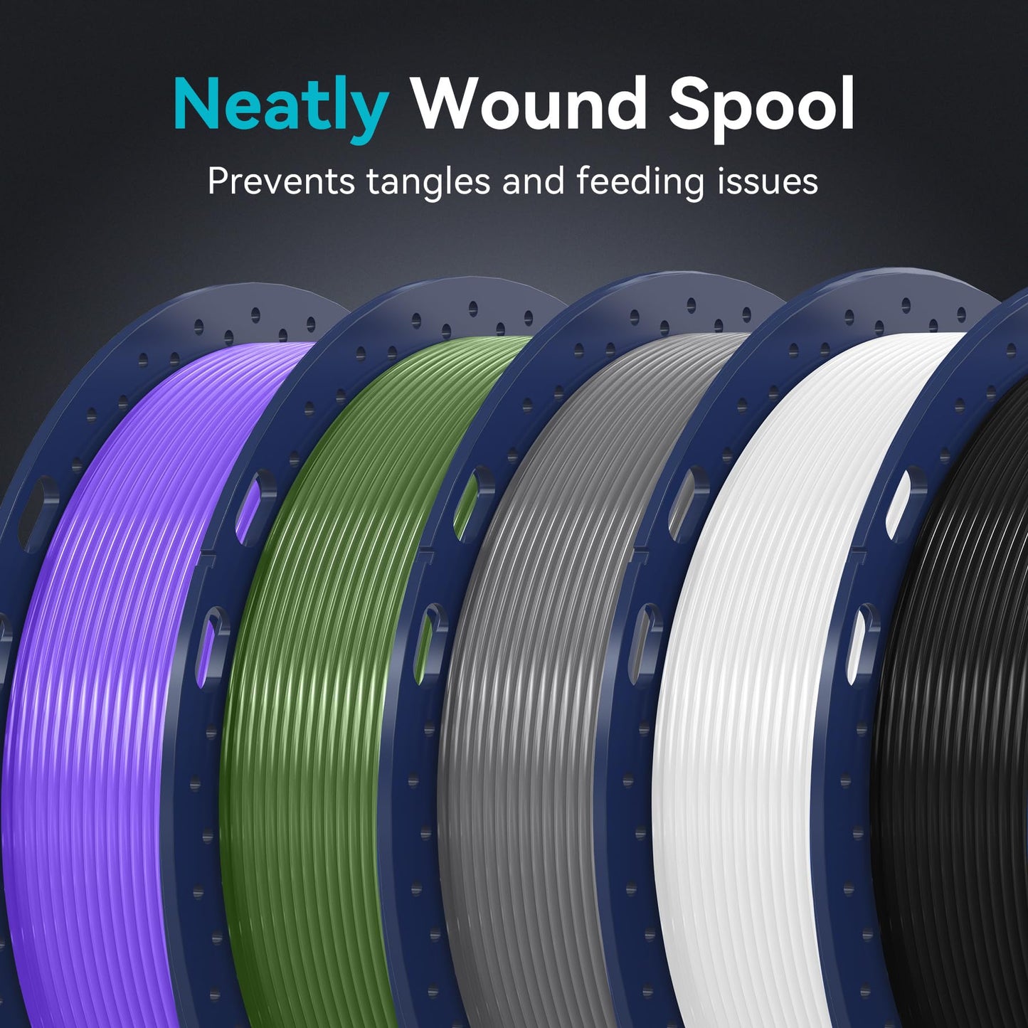 SUNLU PLA+ Filament 1.75mm, PLA Plus 3D Printer Filament, Dimensional Accuracy +/- 0.02 mm, Tough & Neatly Wound, 1KG Spool (2.2 LBS), Fit for Most FDM Printers, (Roasted Chestnut Black)