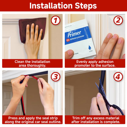 T-Language D-Shaped Silicone Weather Stripping Self-Adhesive Door & Window Seal Strip | Waterproof, Durable Gasket for Doors, Windows, Frames(9mm W × 6mm T) 12M