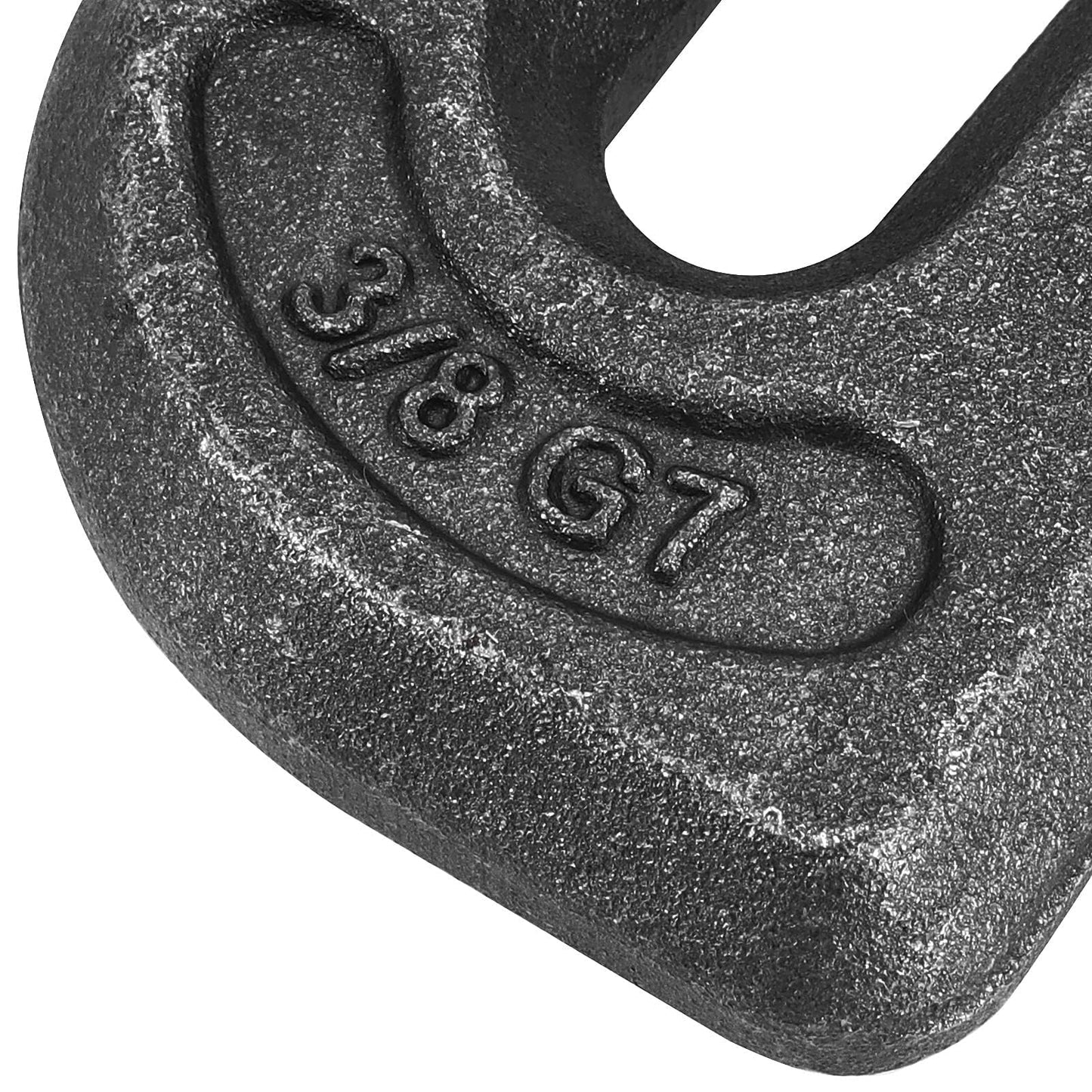 MUKCHAP Weld-on Grab Chain Hooks,4 Packs 3/8" Heavy Duty Tow Hook,G70 Forged Steel Tractor Hook Weldable Compatible for Tractor Bucket,Crane,Chain Hoist,Forklift,Maximum Break Strength 6600 lbs