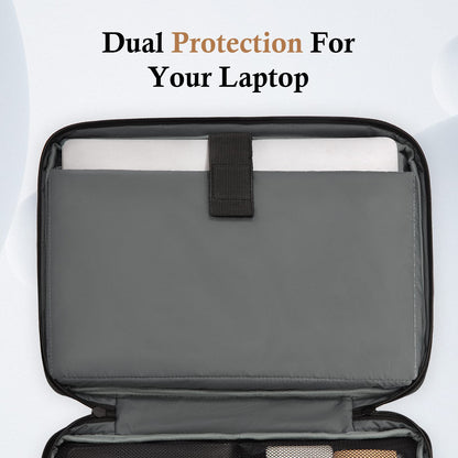 bagasin Laptop Sleeve Case, 15 15.6 16 inch TSA Laptop Sleeve Water Resistant with 4-Layer Protection, Computer Carrying Bag Compatible with MacBook, HP, Dell, Lenovo, Asus Notebook