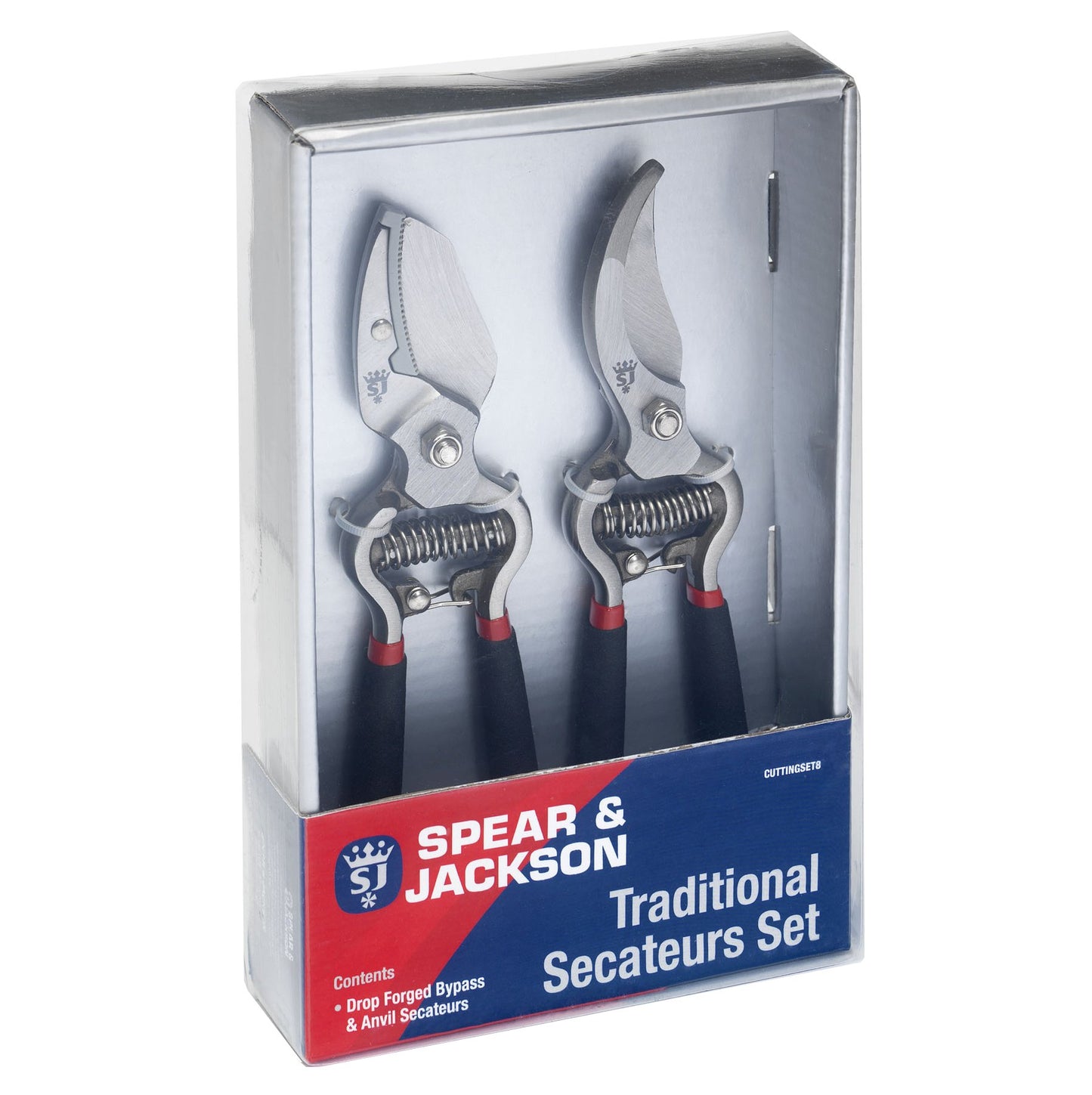 Spear & Jackson Traditional Bypass and Anvil Secateurs Set