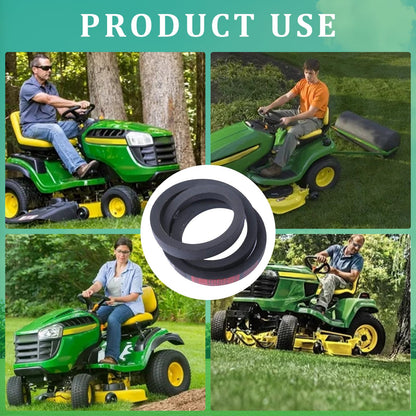 Podoy GX20072 Mower Deck Belt Replacement for John Deere 42 inch Deck L100 L110 LA100 LA115 D110 D105 E100 S100, 1/2" x 103.88" Heavy Duty Reinforced Rubber Lawn Mower Belt