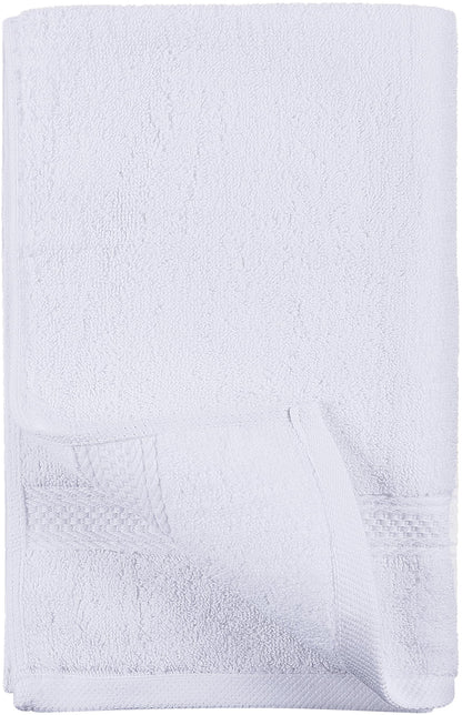 Utopia Towels 6 Pack Premium Hand Towels, 16 by 28 inches, 100% Ring Spun Cotton, Soft and Absorbent 600 GSM Towels for Bathroom, Gym, and Hotel, White