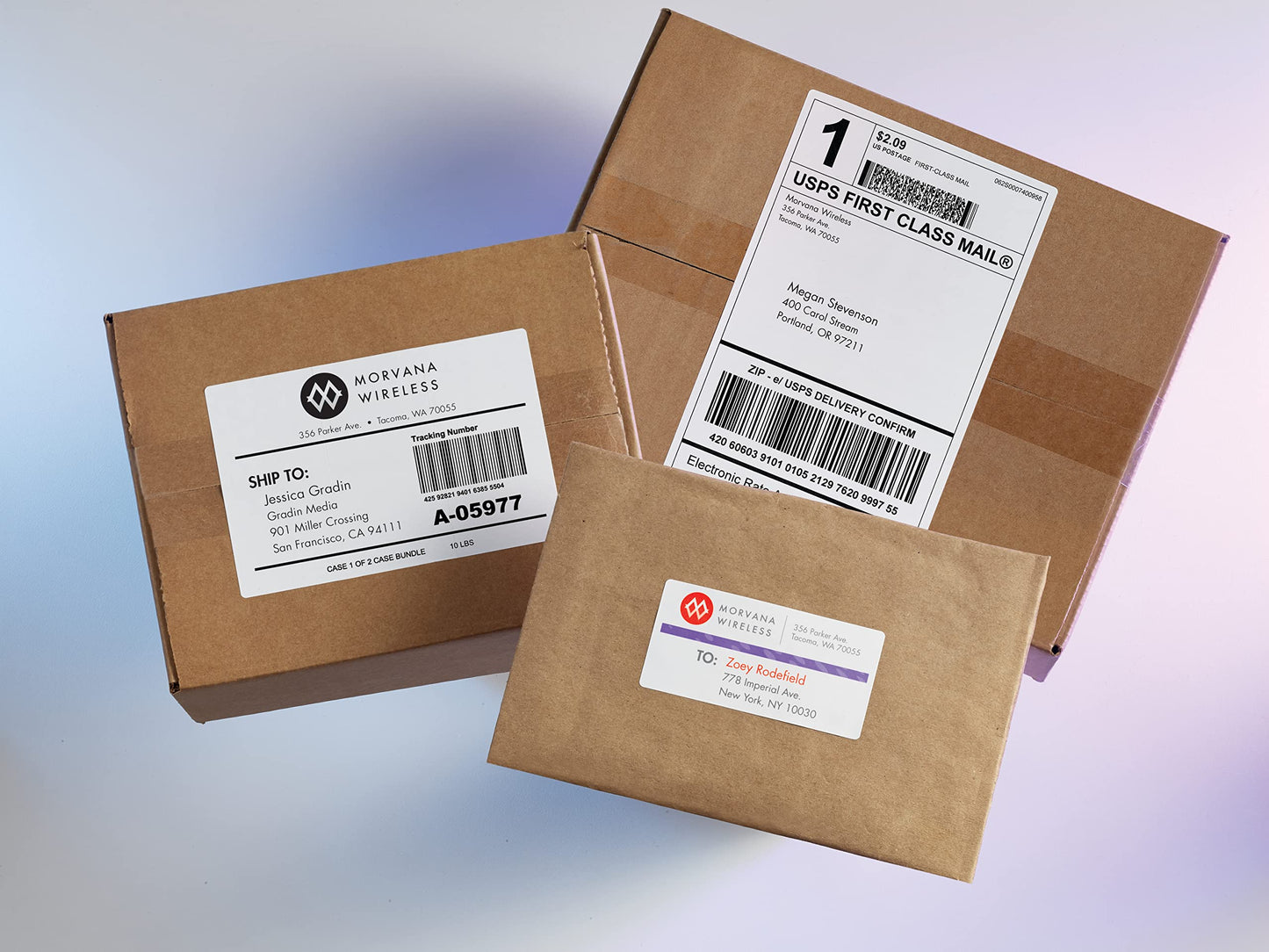 Pres-a-Ply Labels (PRFIX) 2 X 4 Inch White Laser & Inkjet Labels 1000 Count (30603) made In Canada for The Canadian Market