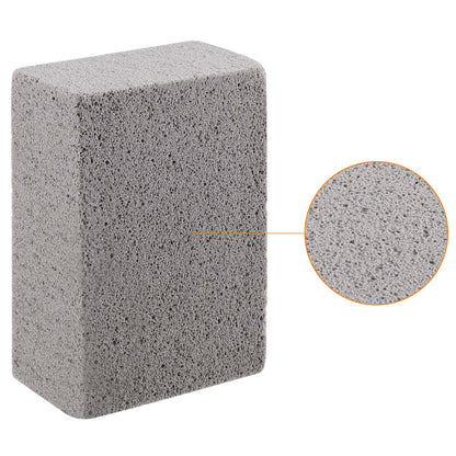 SEUNMUK 10 Pack Grill Stone Cleaning Brick Block, 3.9x2.8x1.6 Inch Gray Pumice Grill Cleaning Stone, Grill Clean Brick for Removing Stains, BBQ Grill