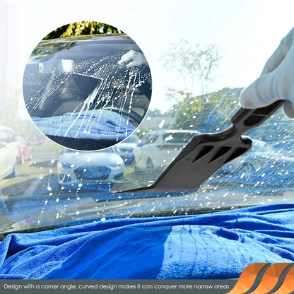 EHDIS Window Tint Bulldozer Squeegee Scrubber Paddle Squeegee, Long Handle Flat Glass Bulldozer Tint Tool for Car Front Windows Rear Glass Cleaning, Auto Window Tinting Car Glass Film Installation