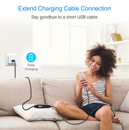 BlueRigger USB Extension Cable (25FT/7.5M, Long Active USB2.0 Extender, Male to Female Repeater, Data Transfer Cord)- for Game Consoles, Printer, Camera, Keyboard, Hard Drives