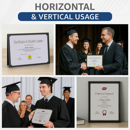 50 Certificate Paper 8.5 x 11 for Printing - Blank Certificate Papers for Award Certificates & Diploma Paper - Premium White Award Papers Cardstock for Awards & Certificates Graduation