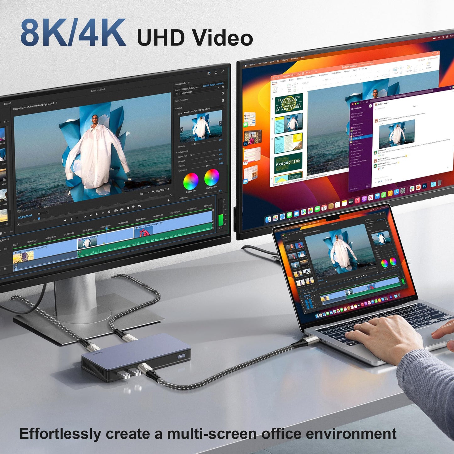 ZIKNYDO 8K USB C Extension 6.6FT (USB C Extender 20Gbps Data Transfer, Charging 240W) Video 4K@144Hz/ 60Hz USB 3.2 Type C Extension Cable for Thunderbolt 4, PSVR2, iPhone16, MacBook, Dell XPS, Switch