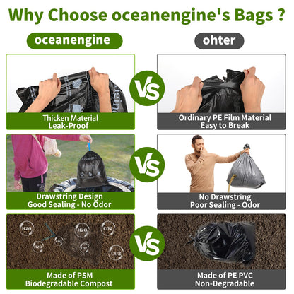 Portable Toilet Bags Poo Gel Set, 8 Gallon Camping Toilet Bag with Portable Absorbent Gel, Compostable Potty Bag for Camping Outdoor Hiking
