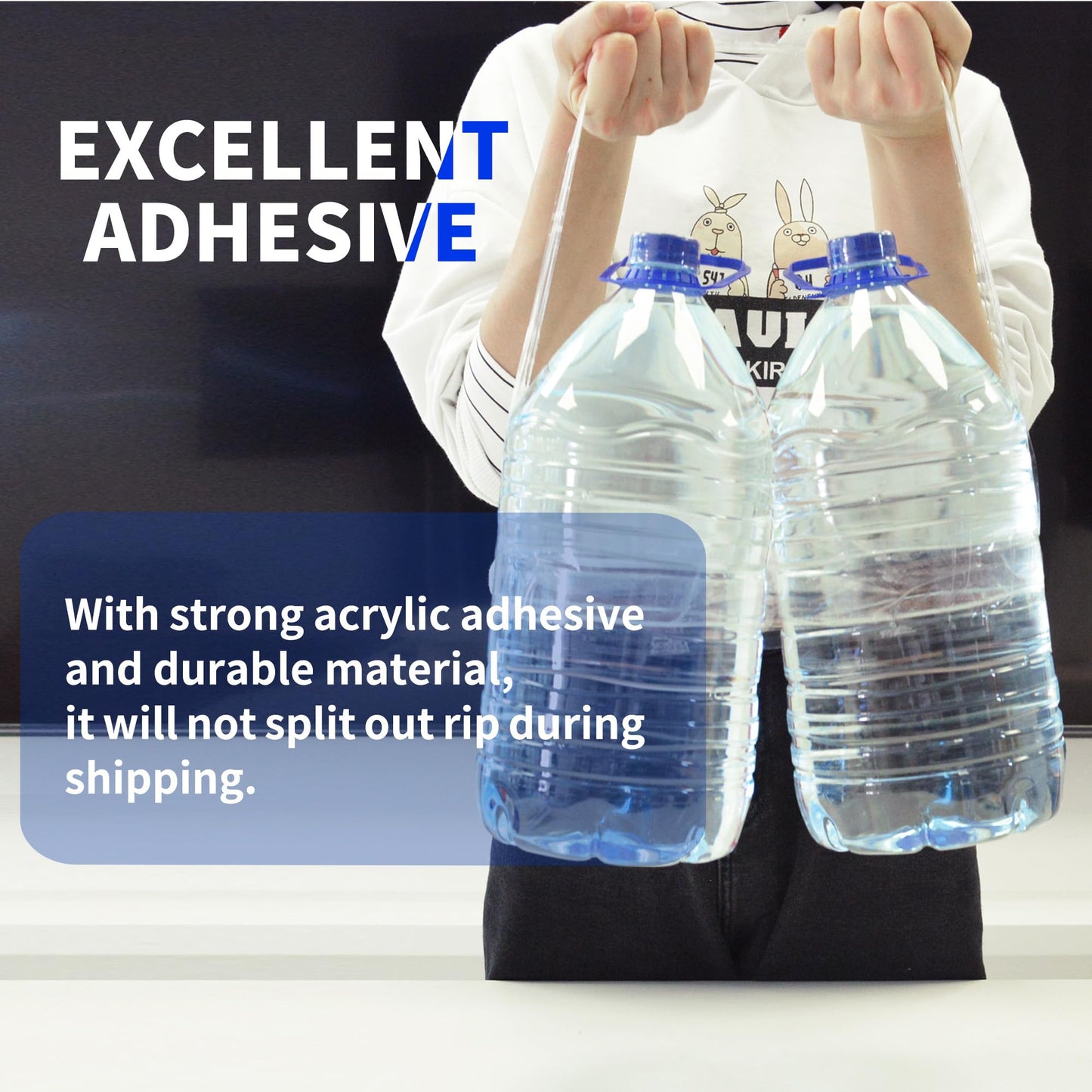 TAPEBEAR Clear Packing Tape 12 Rolls, Heavy Duty Shipping Tape 1.88 Inch x 55 Yard Packaging Tape 2.6mil Thick Transparent Tape Refills for Moving, Storage, Sealing, 660 Total Yards