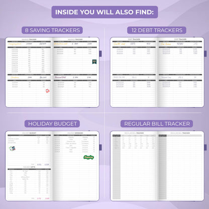 Clever Fox Budget Planner - Undated - Expense Tracker Notebook. Monthly Budgeting Journal, Finance Planner & Accounts Book to Take Control of Your Money. Start Anytime. A5 Size Lavender Hardcover