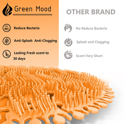 10 Pack Urinal Screen Deodorizer Scented, Anti-Splash Anti-Clogging Urinal Pucks Lasting Odor Freshener Urinal Cake –Ideal for Bathrooms, Restrooms, Office, Restaurants, Schools