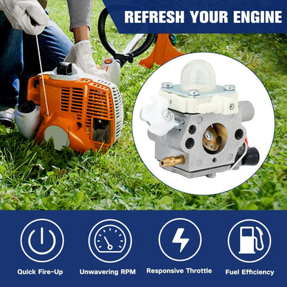 Powtol FS56RC Carburetor for Stihl FS 56 RC FS56 KM56RC FS70R FS70 FS70 FS40 FC70 HT56C FC56 KM56 FS50 HT56 Trimmer Weedeater Parts C1M-S267A
