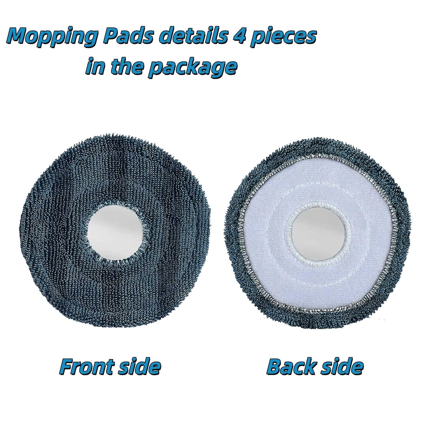 Replacement Parts Accessories for Eufy Omni C20:1-Roller Brush 4-Side Brush 4-HEPA Filter 4-Mop Pads 4 Dust Bags