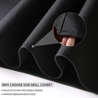 SUPJOYES BBQ Cover for George Foreman Electric Grill, Indoor Outdoor Round BBQ Covers for GGR50B, GFO3320, GFO240