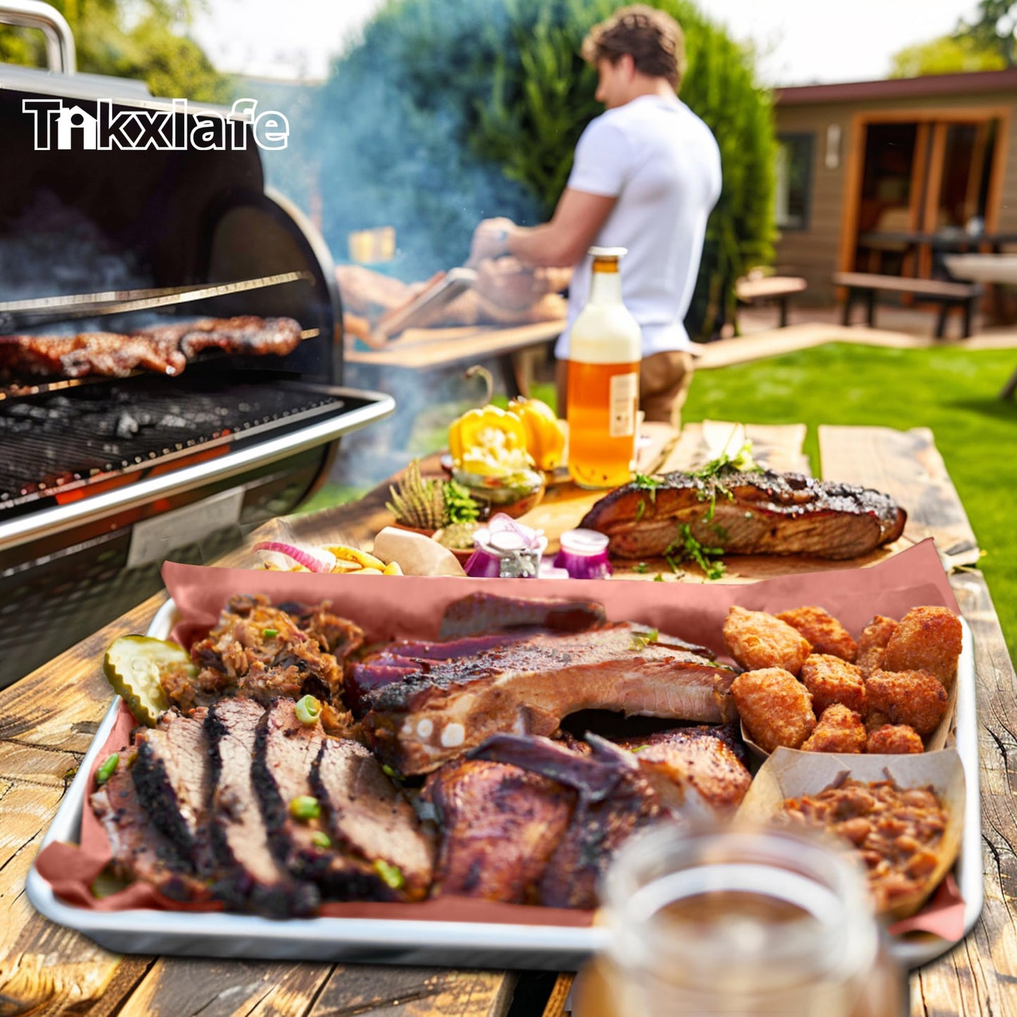 Butcher Paper for Smoking Meat Food-Grade Paper for Smoking Grilling, Unbleached, Uncoated (18in x 50ft)