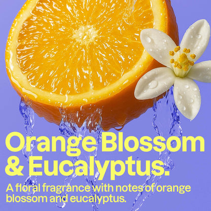 ATTITUDE Bulk Refill for Foaming Hand Soap Dispenser, Made in Canada, EWG Verified, Dermatologically Tested, Plant and Mineral Based, Vegan, Orange Blossom & Eucalyptus Scent, 2 Liters