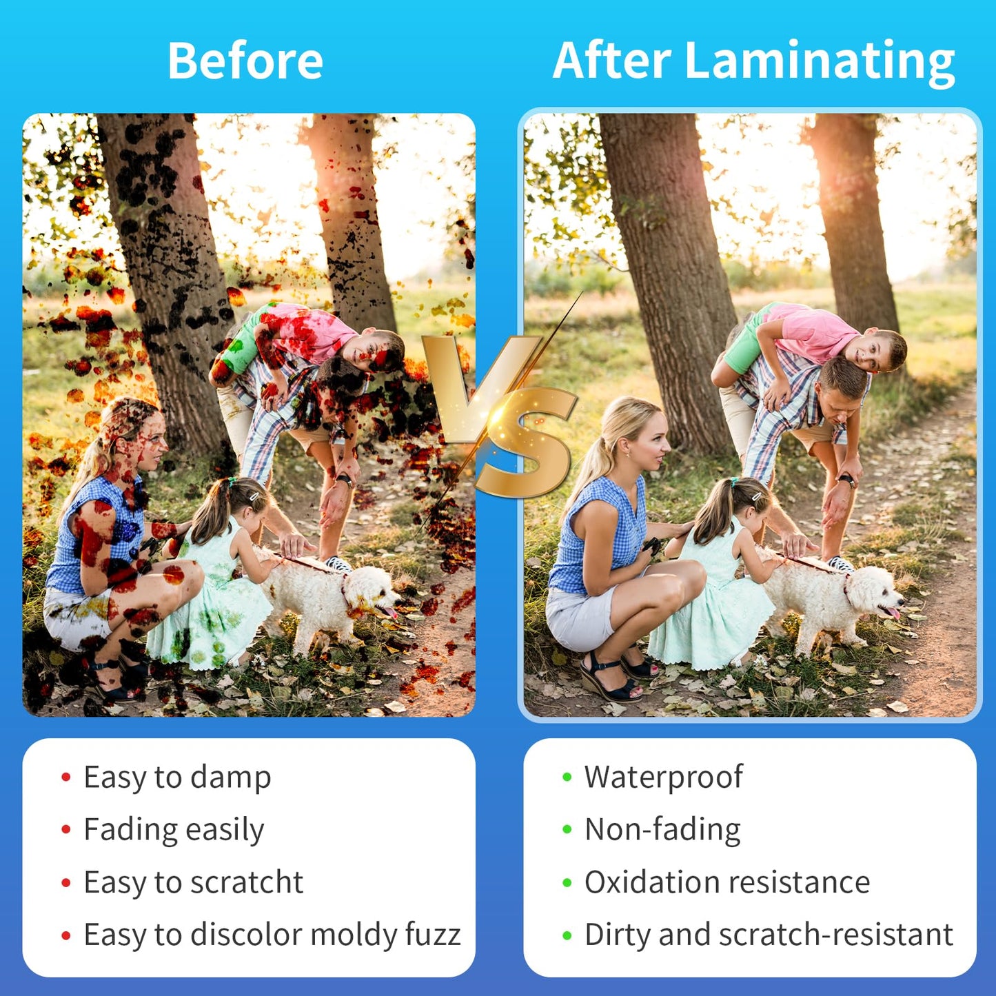 Clear Thermal Laminating Pouches – 9 x 11.5 Inch, 5 mil Thick (100 Pack) – Professional-Grade Lamination Sheets for Documents, Photos & Crafts – Fits 8.5 x 11 Letter Size Paper - [5mil 100 Packs]