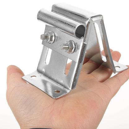 Artibetter Garage Door Pulley Bracket - Zinc Plated Iron Adjustable Top Bracket for Garage Door 2 Pack Durable and Rust-Resistant Ideal for Smooth Operation