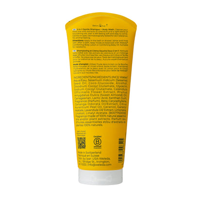 Weleda Baby 2-in-1 Gentle Shampoo and Body Wash, 6.8 Oz
