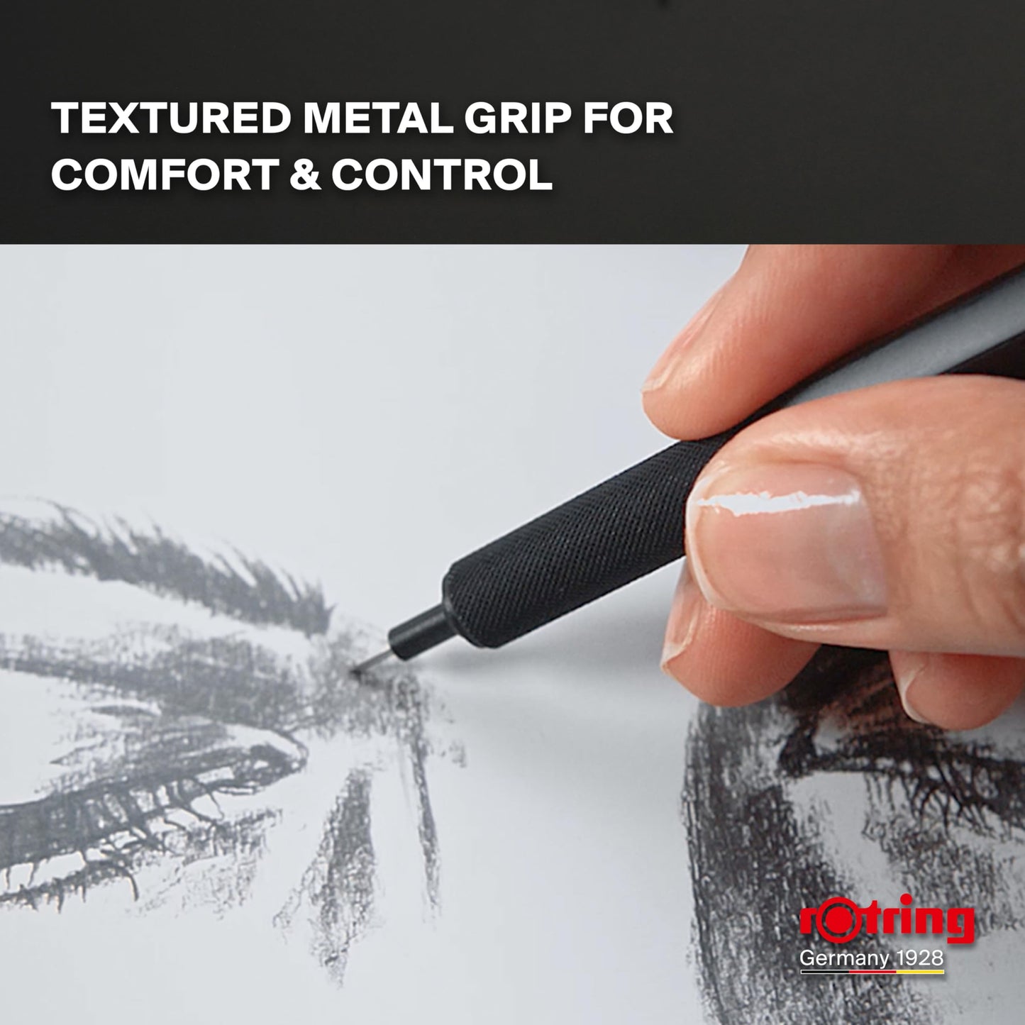 rOtring 500 0.5mm Mechanical Pencil, Black (502505N)