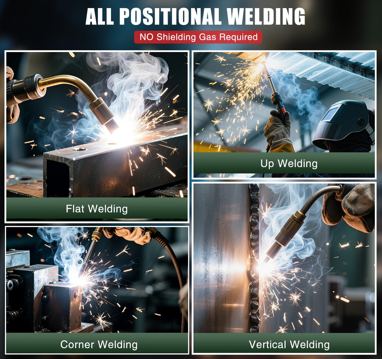 030 Flux core Welding Wire, E71T-GS Low Splatter Gasless Mild Carbon Steel Mig Welding Wire, 2-Pound Strong ABS Plastic Spool Welding Wire - 2pack