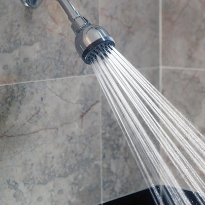 Aqua Elegante 3 Inch High Pressure Shower Head - Best Pressure Boosting, Wall Mount, Bathroom Showerhead for Low Flow Showers, 2.5 GPM - Chrome