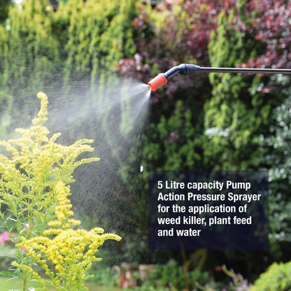 Spear & Jackson Pump Action Pressure Sprayer, 5 L