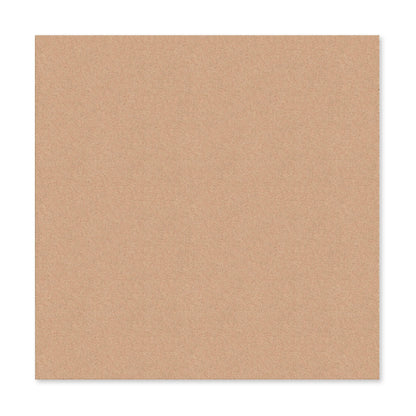 U Brands Frameless Square Cork Bulletin Board, Office Supplies, 14” x 14”, Natural, with Push Pins and Mounting Hardware, 1 Pack, 463U00-04