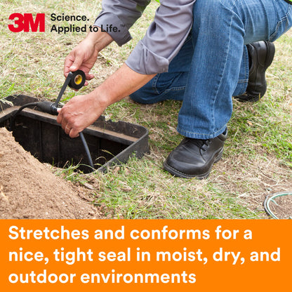 3M Scotch Super 33+ Electrical Tape - 1 in x 36 yd (108 ft), Premium Grade All-Weather Vinyl, Resistant to Abrasion, Moisture, Corrosion, Alkalies - 1 Long Roll, Black