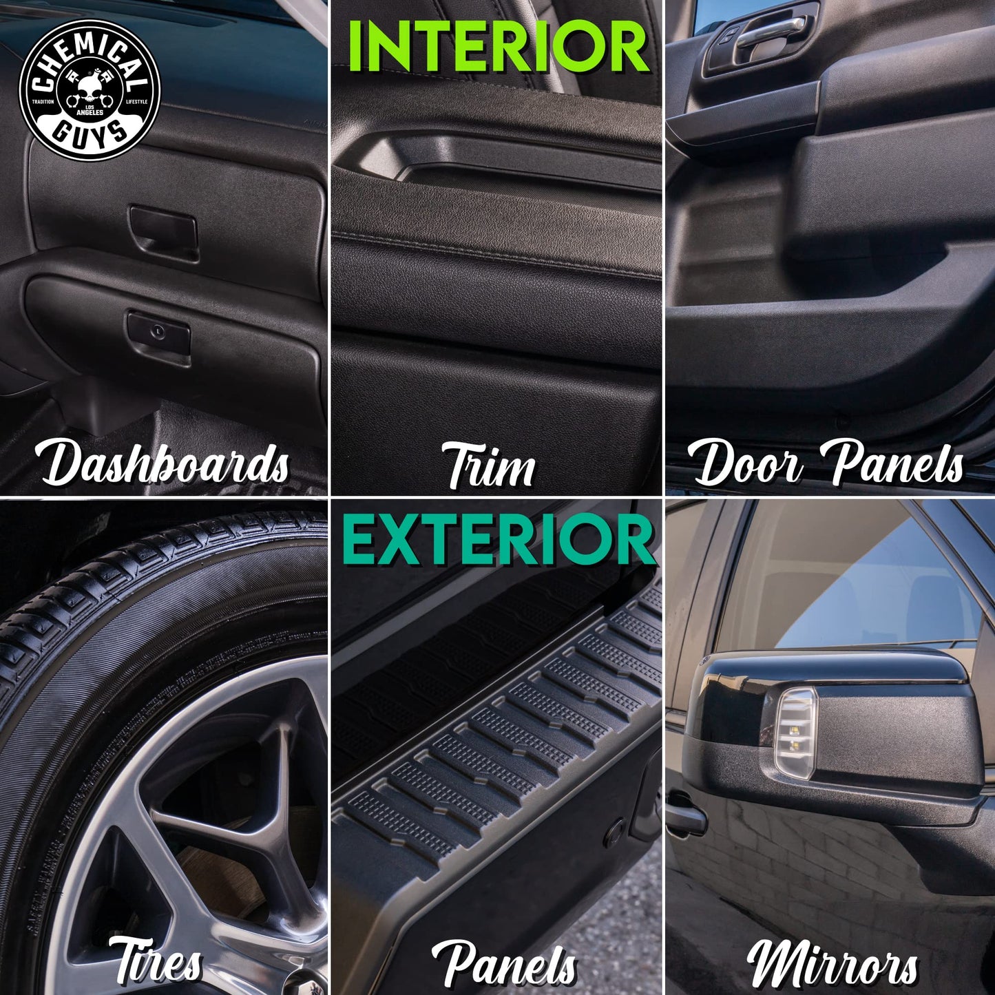Chemical Guys HydroShield Vinyl, Rubber, Plastic Ceramic Shine Coating (Great for Interior & Exterior) Safe for Cars, Trucks, Motorcycles, RVs & More, 473 ml