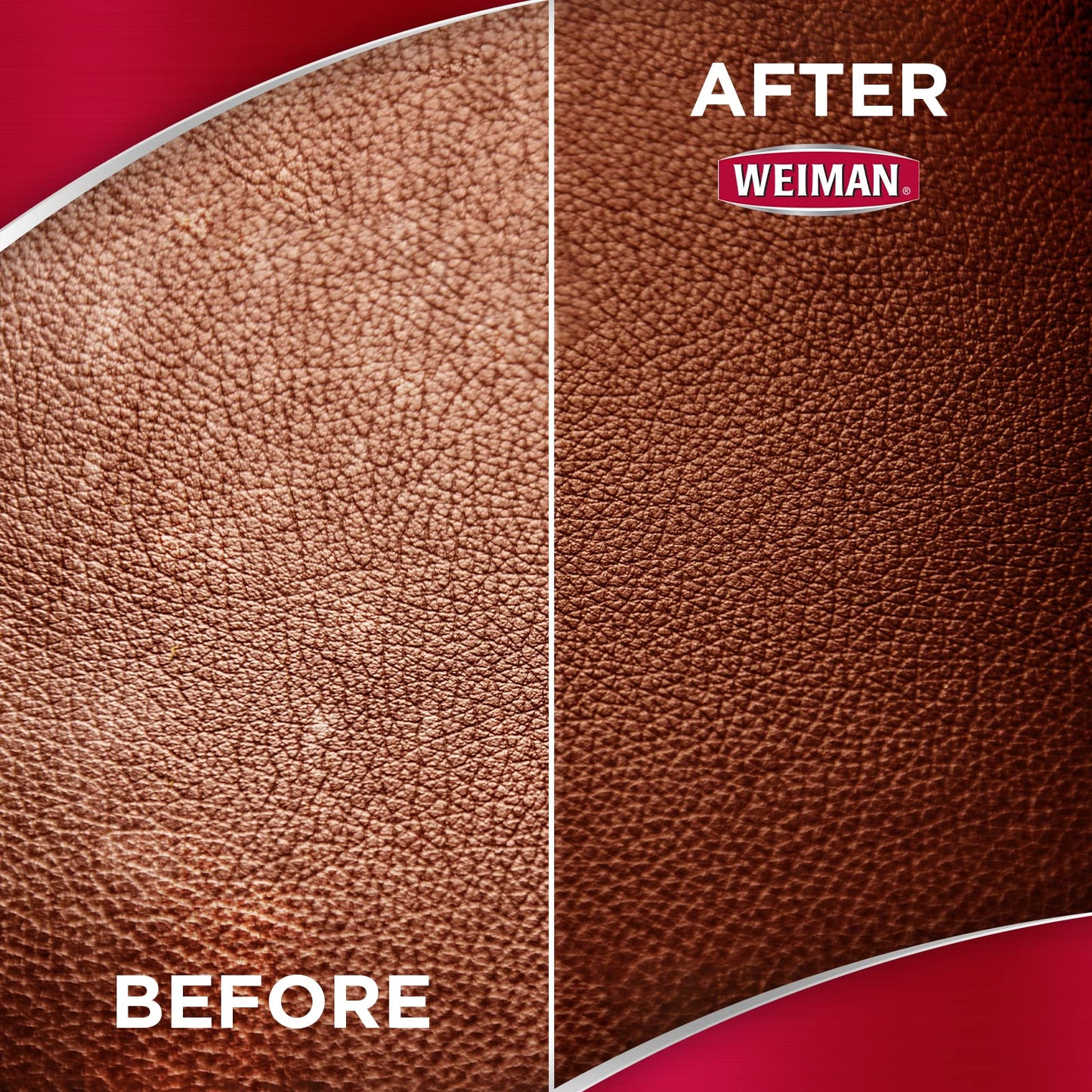 Weiman 3-in-1 Leather Cleaner, Conditioner & UVX Protector for Cars, Furniture, Auto Interior, Shoes, Purses & Handbags - 2 Pack with Microfiber Towel Included