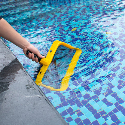 Pool Skimmer-Reinforced Frame Deep Rake Net for Cleaning Leaf in Swimming Pool,Hot Tubs & Pond(no Pole)