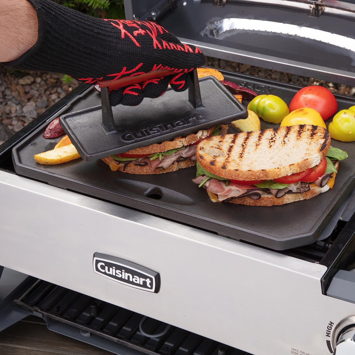 Cuisinart CGPR-221 Cast Iron Grill Press