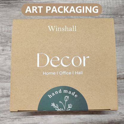 Winshall Home Decor Accents, Resin Thinker Statue Decor 3 PCS, Abstract Bookshelf Decor, Decorative Sculpture for Office,Book Shelf, Figurines Home Decor Accents (Sandstone)