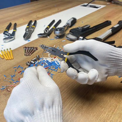 BOOSDEN 5 inch Small Needle Nose Pliers Set, 5 Pack,Small Pliers Set, Mini Precision Pliers Set,Mini Long Nose Pliers with Wire Cutter for Jewlery Making and DIY