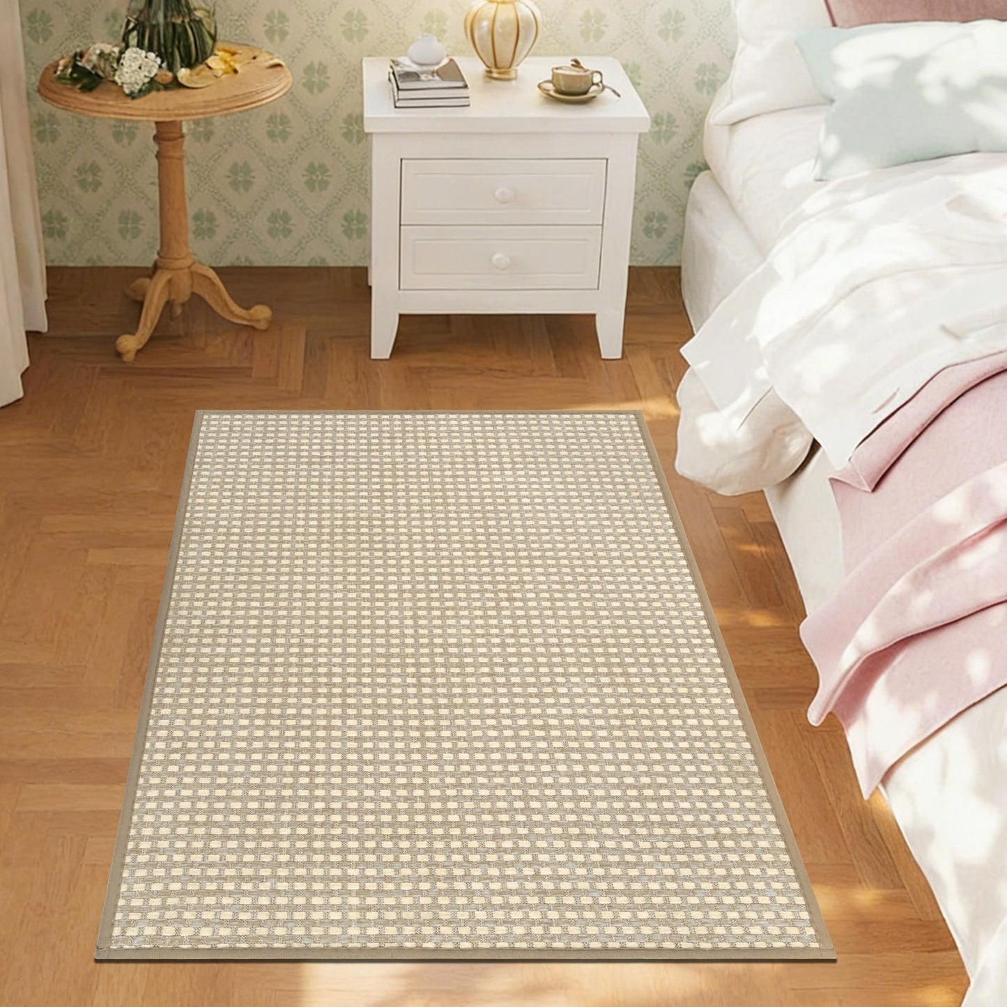 VSIWB Door Mat Entrance 24"x35",Front Door Mat Indoor Outdoor Mat Non-Slip Dirt Resistant and Absorbent Rubber Backing Floor Mats，Washable Entrance Mat Low-Profile Welcome Mat, Brown