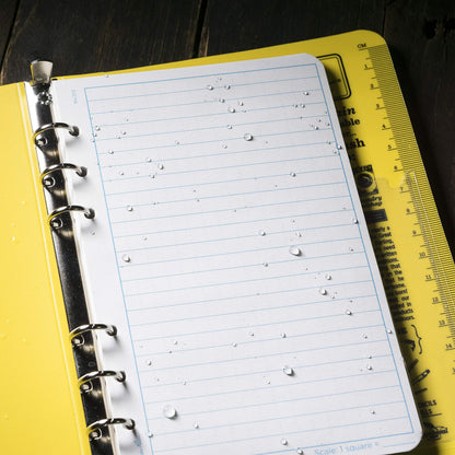 Rite in The Rain All-Weather Loose Leaf Paper, 4 5/8" x 7", 32# White, Universal Pattern, 100 Sheet Pack (No. 372)