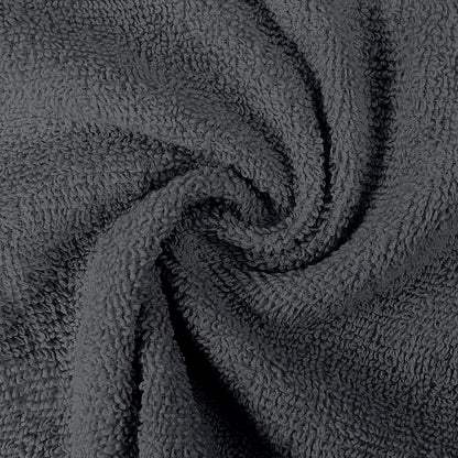 Utopia Towels Premium Washcloth Set, 12 by 12 Inches, 600 GSM 100% Cotton Face Cloths, Highly Absorbent and Soft Feel Fingertip Towels, 12 Pack, Grey
