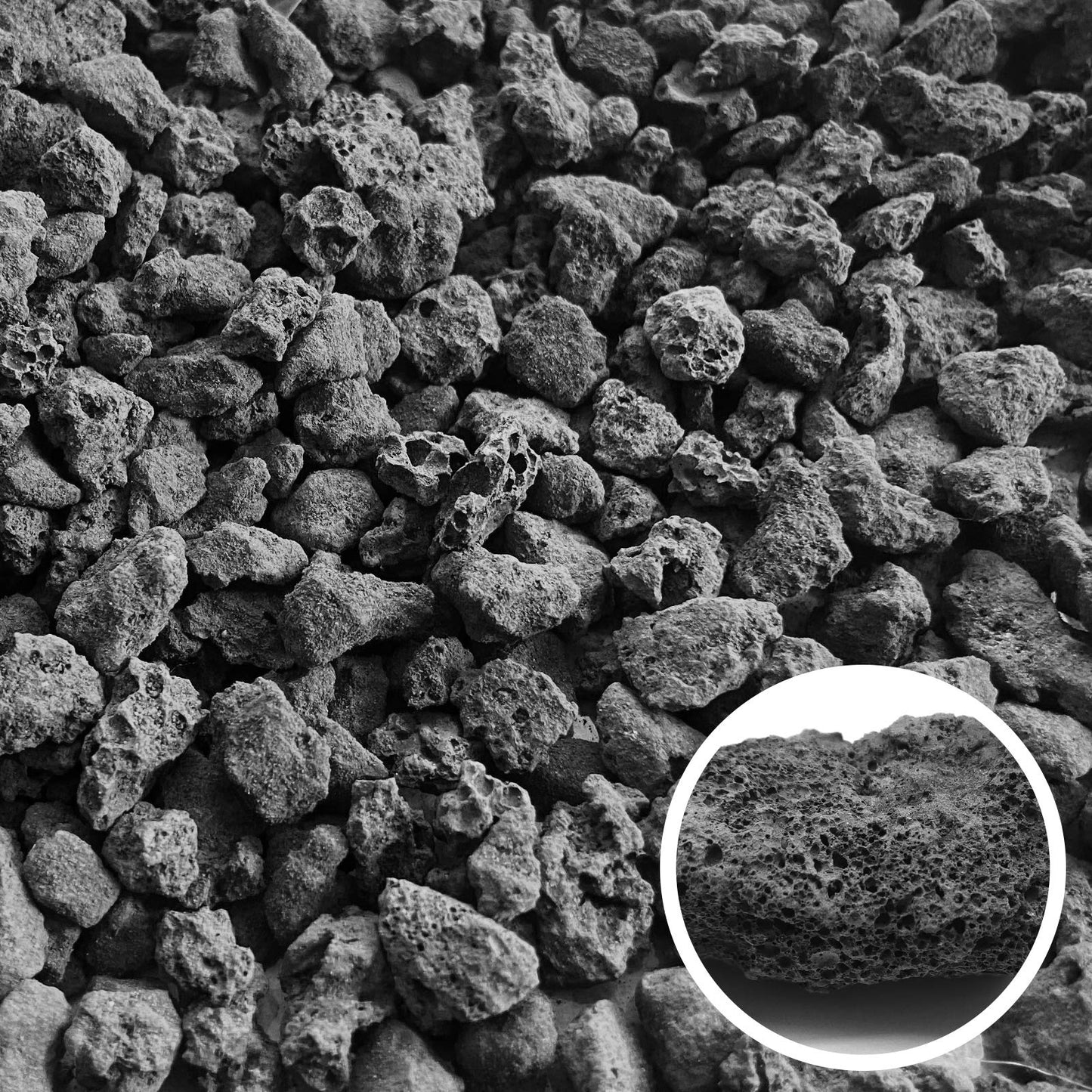 5LBS Black Lava Rocks for Plants -100% Pure Volcanic Rock No Dyes or Chemicals-Best Lava Stones Top Dressing for Cacti Succulents Plants,Bonsai-5lbs