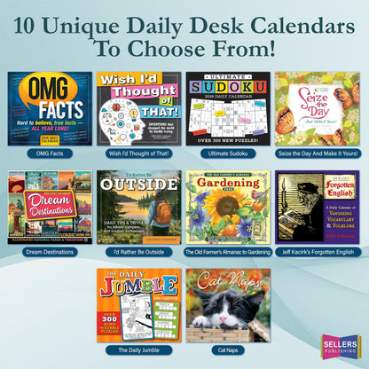The Daily Jumble 2026 Boxed Daily Desk Calendar: Brain-Teasing Puzzles and Challenges