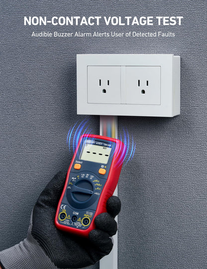 AstroAI Digital Multimeter 4000, Auto Range NCV Detector, Multimeter Tester with Volt Amp Ohm, Multi Meters Measures AC/DC Voltage, Current, Resistance, Continuity, Capacitance, Diodes and Batteries
