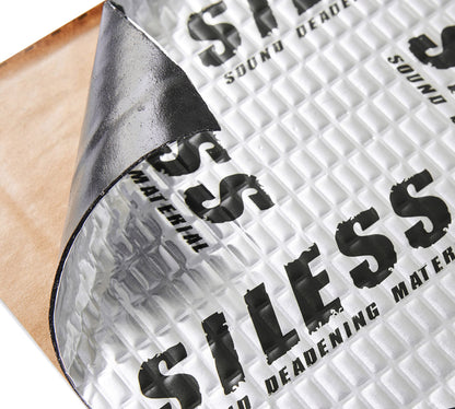 Siless 80 mil (2mm) 10 sqft (0.95 sqm) Car Sound Deadening mat - Butyl Automotive Sound Deadener - Noise Insulation and Vibration Dampening Material (10 sqft)
