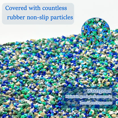 CHUANGSEED Heavy Duty Anti-Slip Tape Blue 4" x 15ft Multi-Purpose Heavy Duty, Outdoor/Indoor Waterproof, Safety Anti-Slip Tape for Stair Tread Traction,Trail,Bathroom,Blue