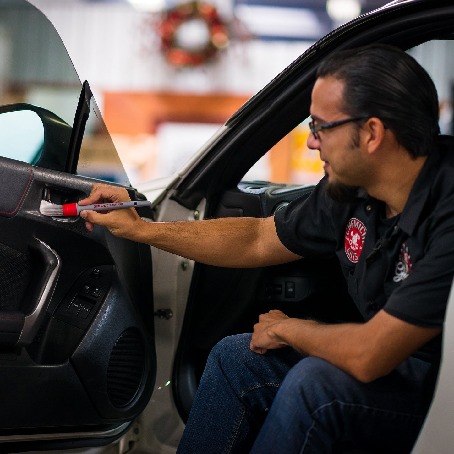 Chemical Guys All in The Details Interior Detailing Brush Set (Great for Cars, Trucks, SUVs, RVs, & More)